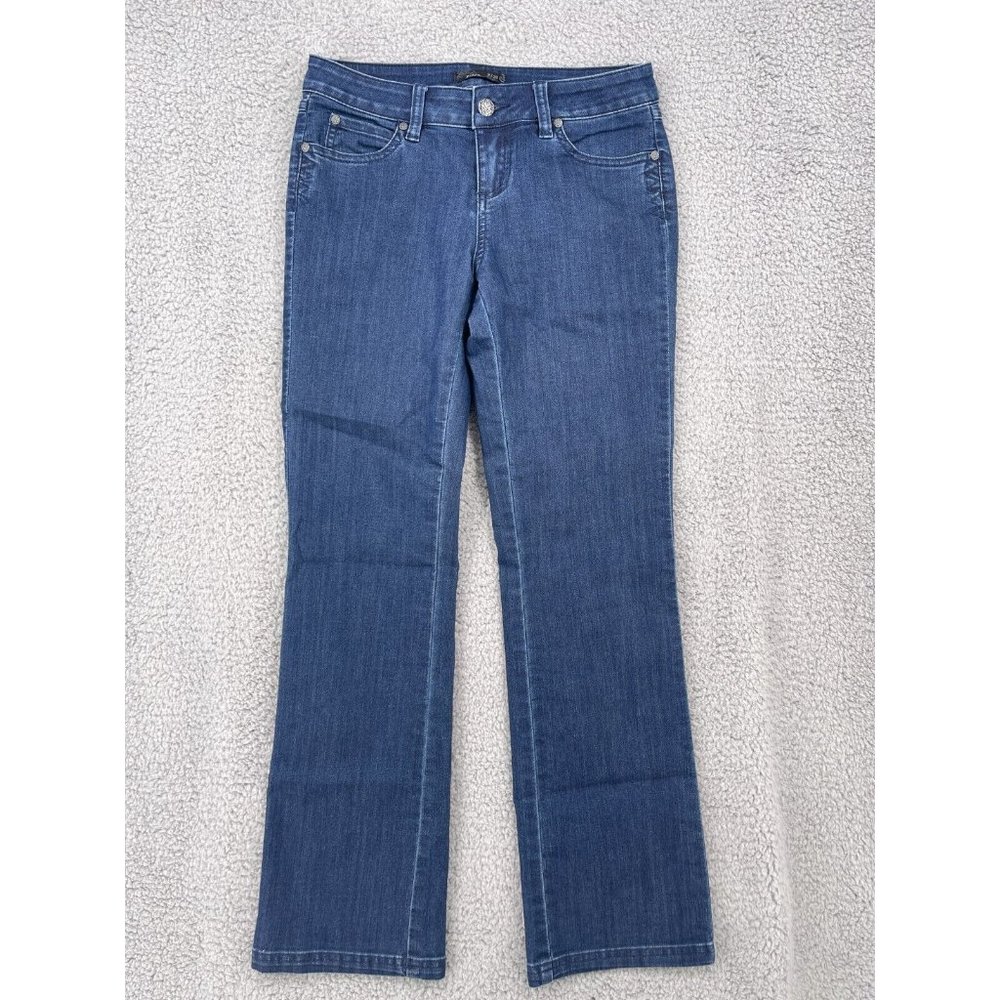 Prana Womens Size 2 Jada Jeans Blue Denim Stretch 30" Inseam Low Rise